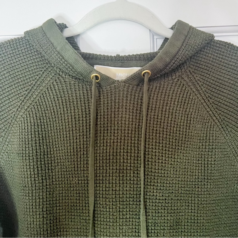 Michael Kors | Women’s Ribbed Pullover Hoodie | M - Picture 9 of 10